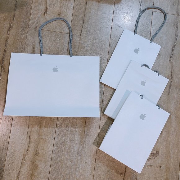 Apple Bags Apple Empty Paper Shopping Gift Bags Poshmark